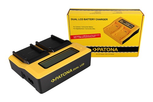 Caricabatteria rapido dual - caricabatteria, lcd